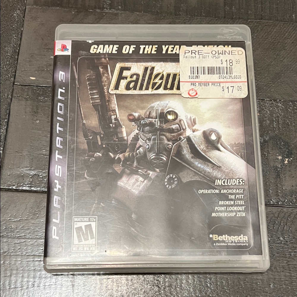 Fallout 3 Game of the Year Edition for PlayStation 3 - Gray